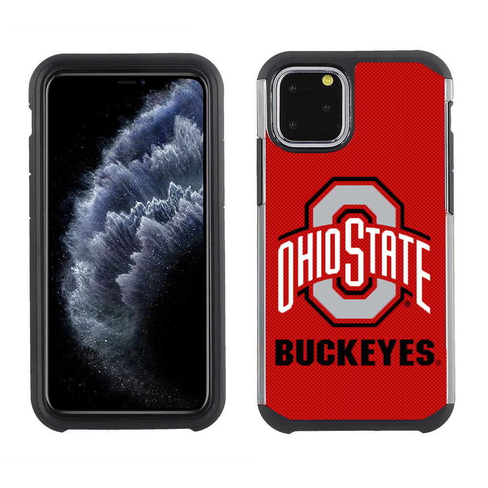 Apple iPhone 11 Pro - Ncaa Licensed Textured TeamColor case for Ohio State Buckeyes Apple iPhone 11 Pro - Ncaa Licensed Textured TeamColor case for Ohio State Buckeyes