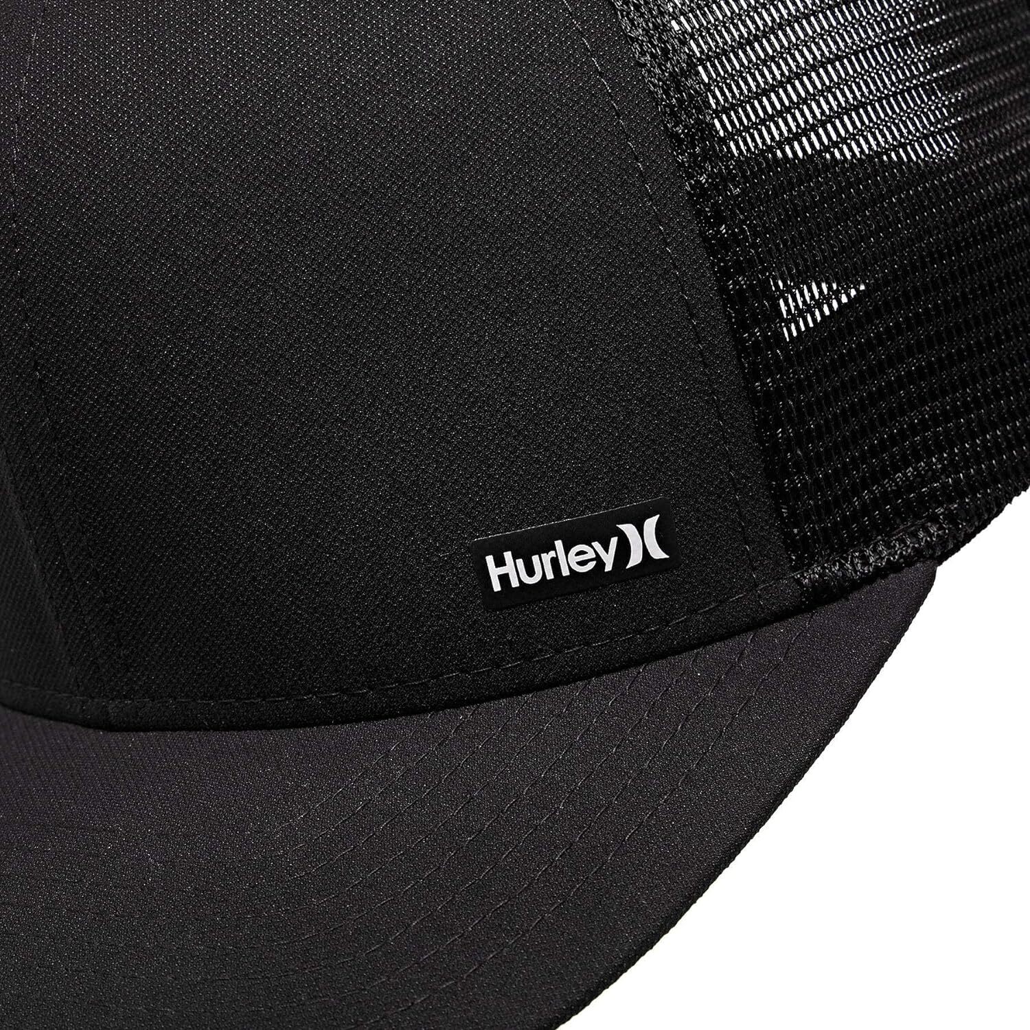 Hurley Men's League H2O-Dri Snapback Baseball Cap One Size, Black image 6