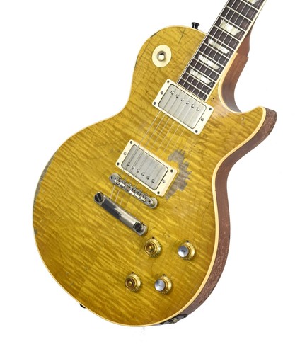 Used Gibson Custom Kirk Hammett Greeny '59 Les Paul Standard Ultra Heavy Aged - Picture 5 of 17