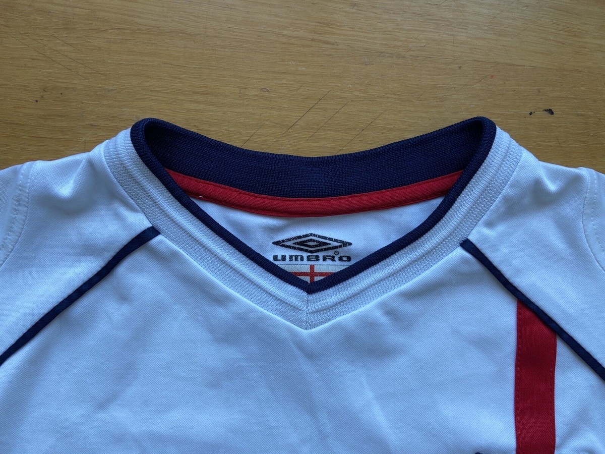ENGLAND 2000 2001 HOME SHIRT JERSEY LONG SLEEVE UMBRO sz XL ENGLAND 2000 2001 HOME SHIRT JERSEY LONG SLEEVE UMBRO sz XL