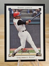 Barry Larkin 2002 Fleer Premium #11 Reds HOF 