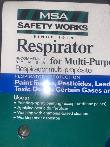 MSA Safety Works 817663 Paint and Pesticide Respirator NOS SEALED - Picture 2 of 10