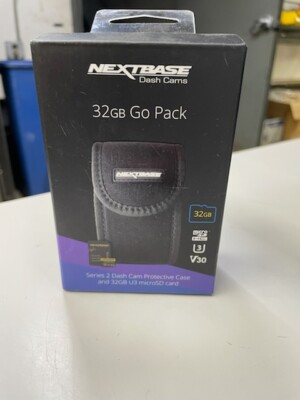 NEXTBASE 32GB GO PACK SERIES 2 DASH CAM-PROTECTIVE CASE AND 32GB U3 MICROSD CARD