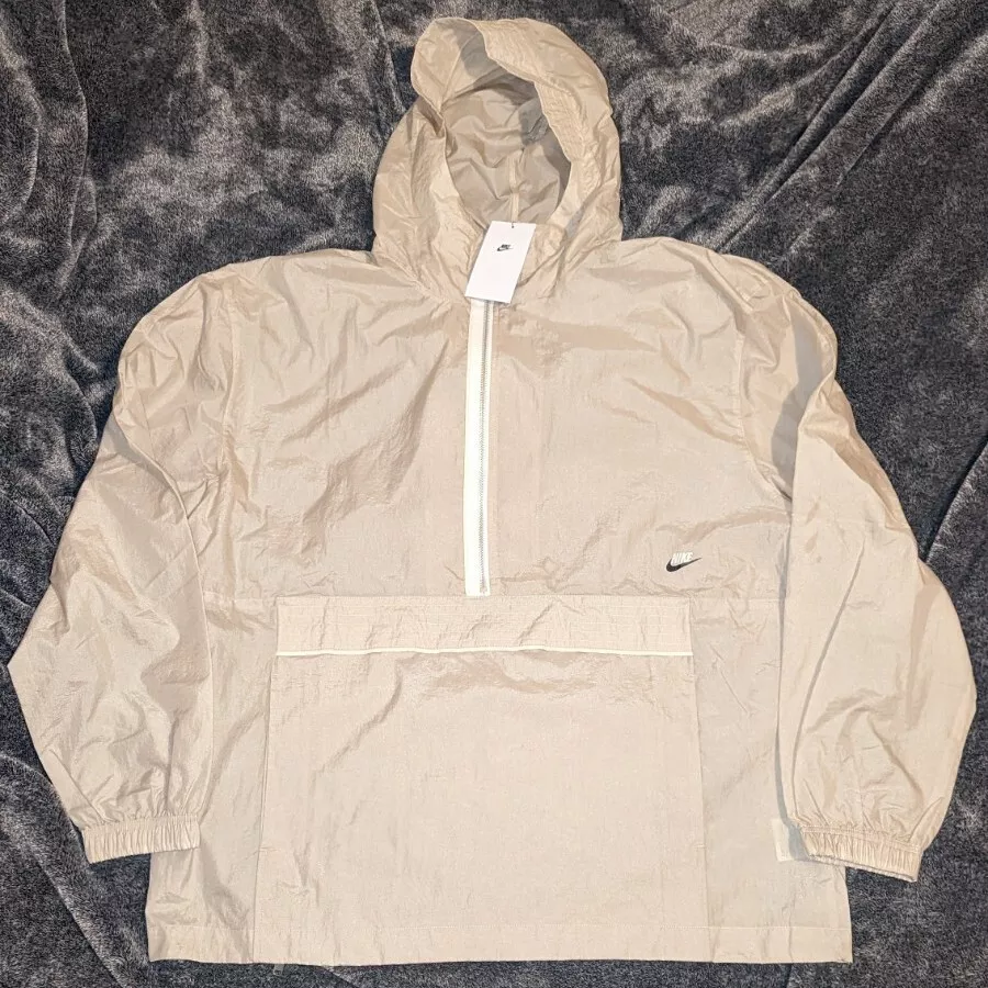Beige nike windbreaker shop