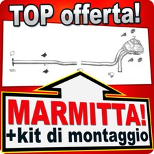 Silenziatore Centrale per MINI COOPER S (R50, R53) (R52) 1.6 16V 2002-2007