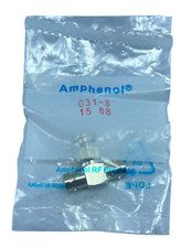 Amphenol 031-815 08 RF Products BNC Plug Male Pin To BNC Jack, Female Socket