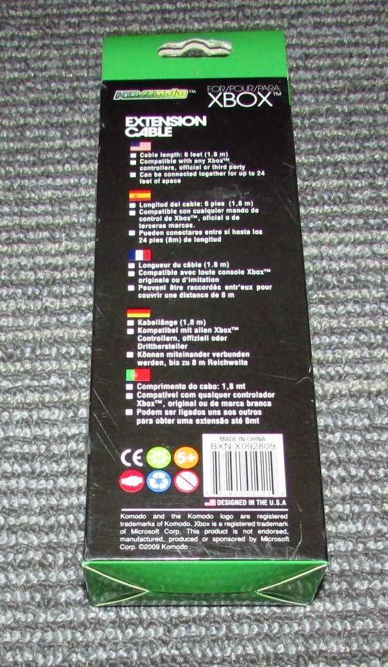 Xbox Extension Cable for Original Xbox KMD 6ft Fast Shipping - Image 2 of 2