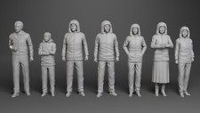 Lost In Space Robinson Don Smith 1st Season Parka 7 Figures 1:35 1:24 3D Print