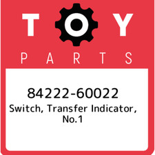 84222-60022 Toyota Switch Transfer Indicator No1 Genuine OEM Part