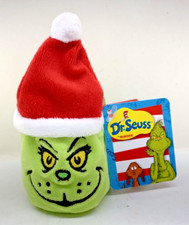 Aurora NEW Dr. Seuss The GRINCH Mini Mallows Santa Grinch Plush