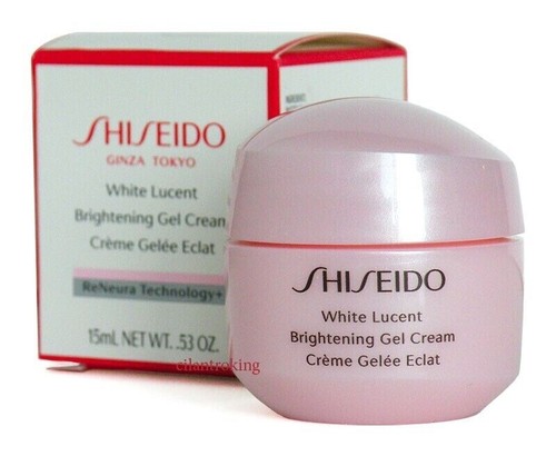SHISEIDO White Lucent Brightening Gel Cream 15 ml x 3 jars (45ml) NIB - Picture 2 of 2
