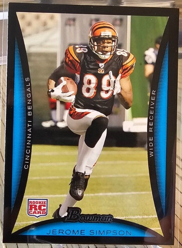 2008 Bowman Jerome Simpson RC #209 Bengals