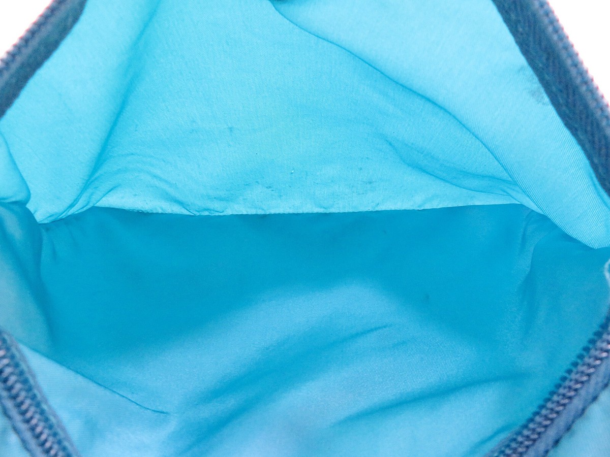 Authentic PRADA Turquoise Nylon Small Shoulder Crossbody Bag