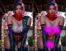 Fantasy of Cosplay Comic Psylocke Cosplay VIR...