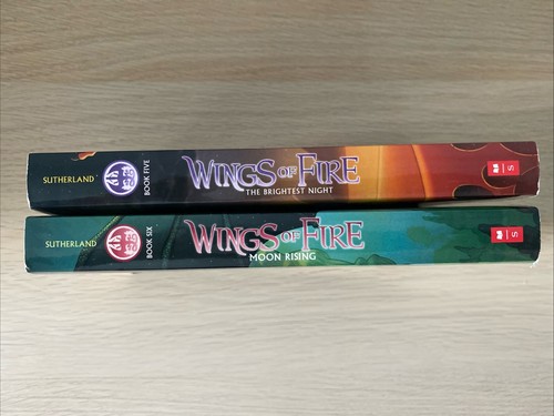 Moon Rising/The Brightest Night (Wings of Fire #5 & 6) Tui T Sutherland (PB) - Picture 3 of 4