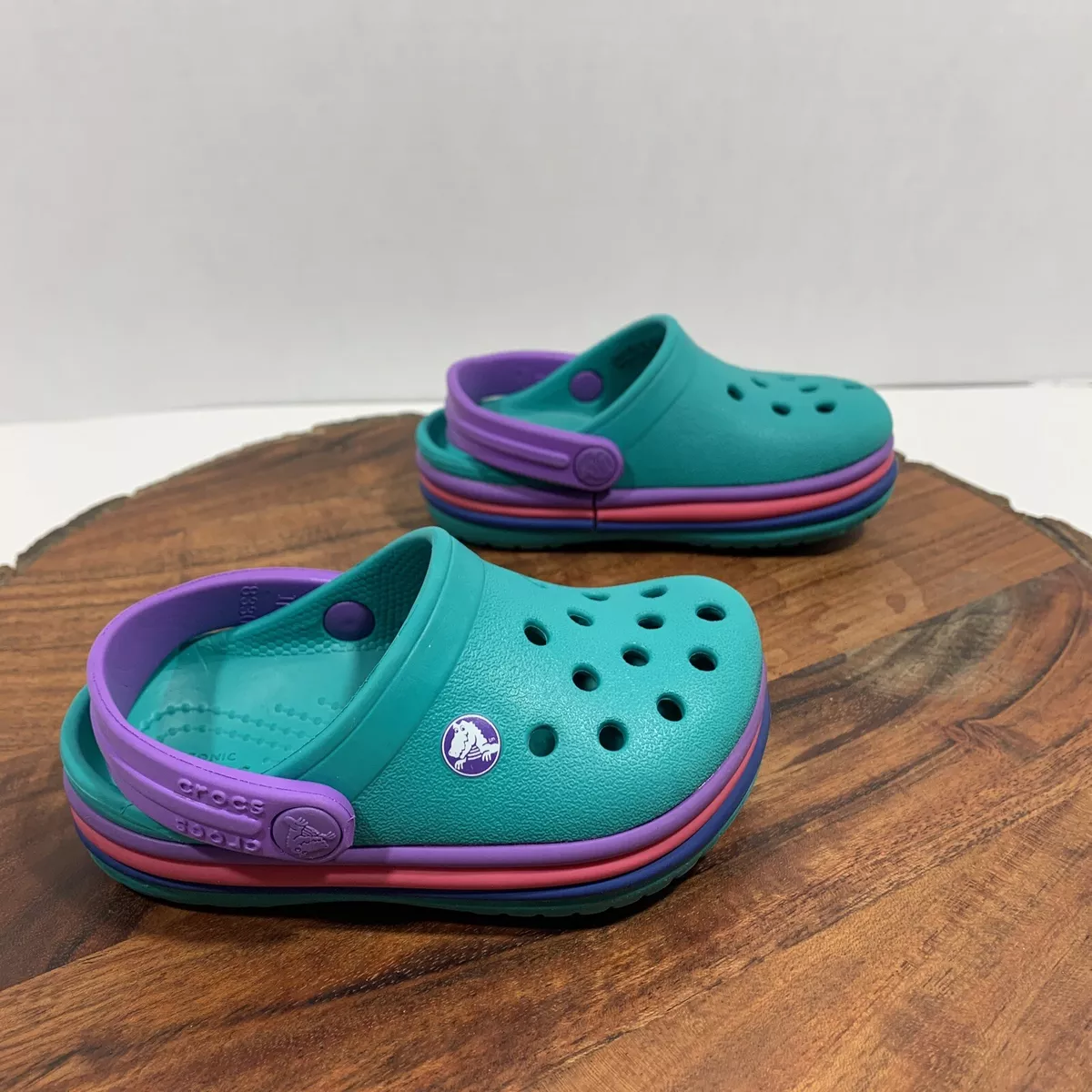 Crocs shop shoes rainbow