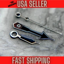 SILVER/BLACK Stealth "SKX" Hands Fits NH35,NH36,7s26,7s36 SKX007 SRPD79