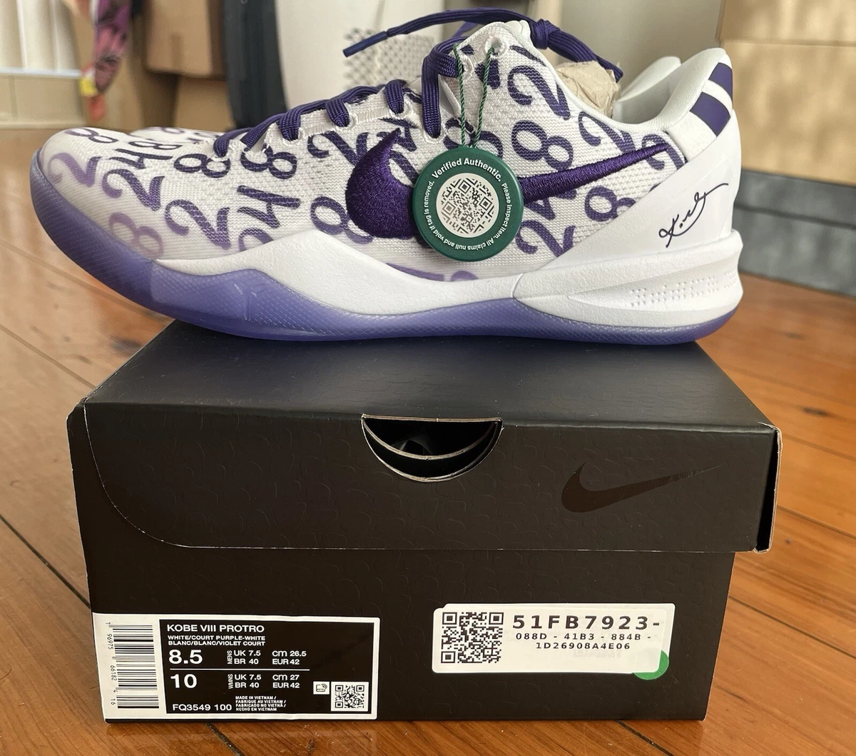 Las mejores ofertas en Nike Kobe 8 Protro Court Purple | eBay