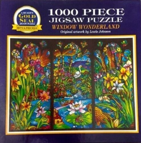 Bits and Pieces Jumbo 1500 Piece Puzzle Plateau W/ Storage Drawers