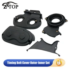 For Chevy CRUZE AVEO SONIC Pontiac G3 1.6 1.8 Timing Belt Cover Outer-Inner Set