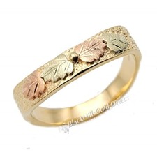 10K Black Hills Gold Thumb Ring Size 7 - 12