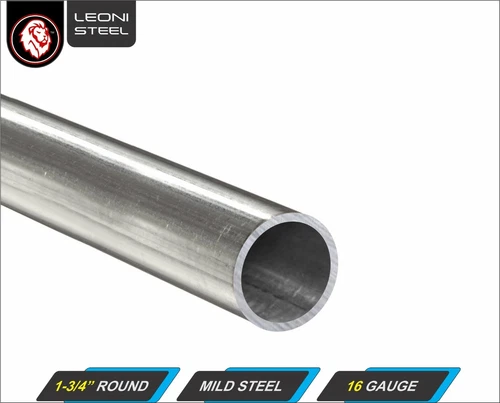 1-3/4" Round Metal Tube - Mild Steel - 16 gauge - ERW  - 12" Long (1-ft)