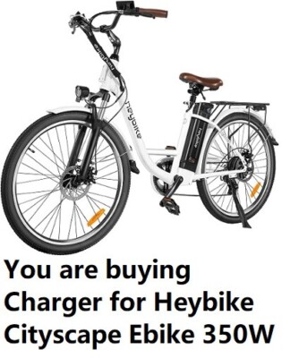  Li-ion Lithium Battery Charger for Heybike Cityscape Electric Bike 350W ebike