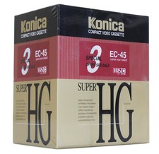 Konica Lot 3 Cassettes pour