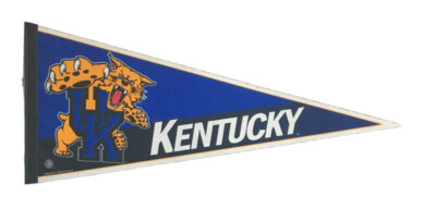 Vintage University Of Kentucky Wildcats Felt Pennant, Officially ...