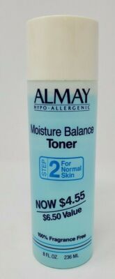 Vintage Almay Hypo-Allergenic Moisture Balance Toner Blue Step 2 For Normal Skin