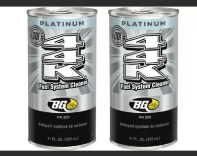 #ad #ad BG 44K PLATINUM New Fuel System Cleaner Additive 11oz. Can PN 208. 6 Cans $109.00