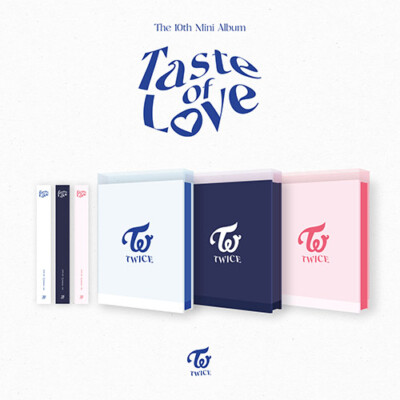 [1P] TWICE - Mini Vol. 10 [Taste of Love] Disc Photo Card K-Pop Book Girl band 