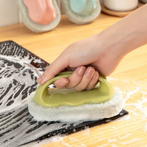 Remove Stains Sponge Brush Dishwasher Household Bathroom Supply Cleaning Tool↑ - Picture 9 of 13