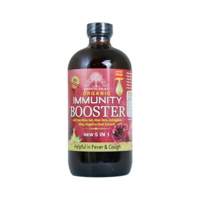 Organic Immunity Booster with Sea Moss Good For Cough, Fever, & Digestion 16 OZ