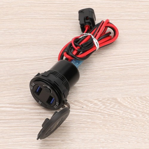 Quick Charger USB Outlet Power Socket Plug Adapter For HONDA XL750 Transalp 750 - Picture 5 of 21