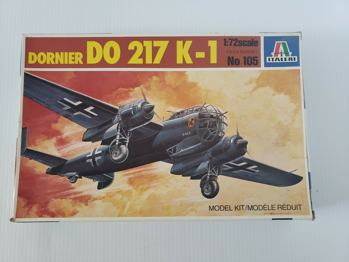 ITALERI DORNIER DO 217 K-1 - 1/72 Kit # 105 German WWII Bomber