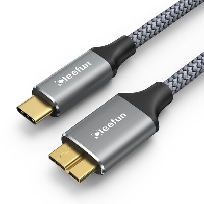 CLEEFUN USB C to Micro B Cable 6ft - (B104)