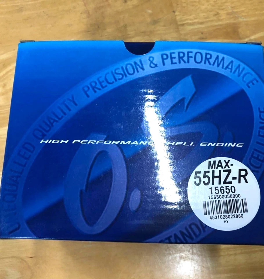 Motor de helicóptero anillado O.S MAX‐55HZ‐R DRS .55 8,93cc 2,1 hp 2 agujas Carb Regu1 Foto 4 de 4