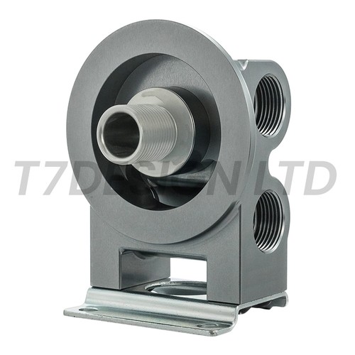 Susa Billet Remote Ölfiltergehäuse 77mm - 3/4-16 UNF - Race Rally Track Car - Bild 2 von 7