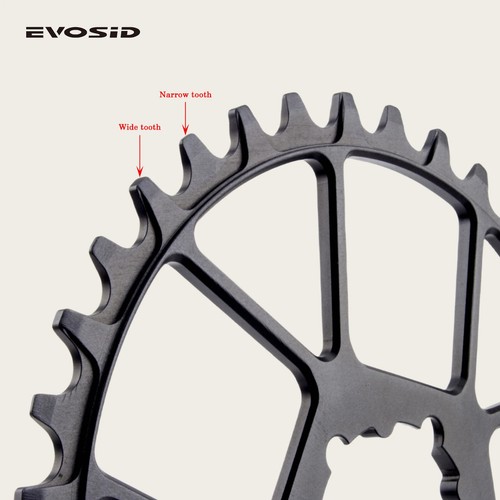 Guarnitura MTB DH AM XC 165/170/175mm Trail Enduro Bici Pranella 34 36T Catena - Foto 6 di 46