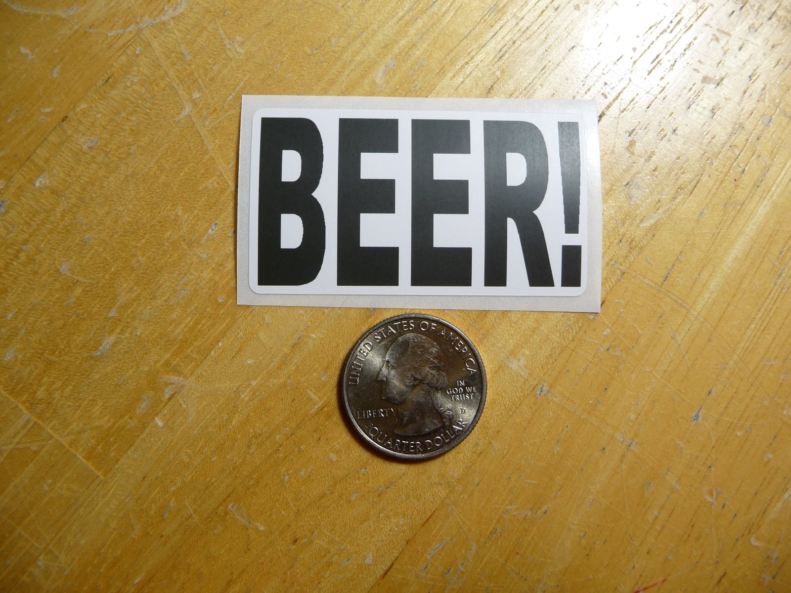 BEER STICKER DECAL 1 - 50 BULK PACK AVAILABLE
