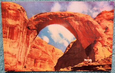 Rainbow Bridge Near The Arizona Utah Border 1960s Unused Vintage Postcard