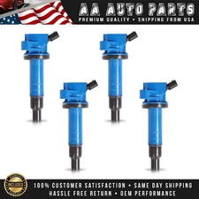 4 Blue High Performance Ignition Coil Pack for Toyota Camry 2002-2011 2.4L UF333