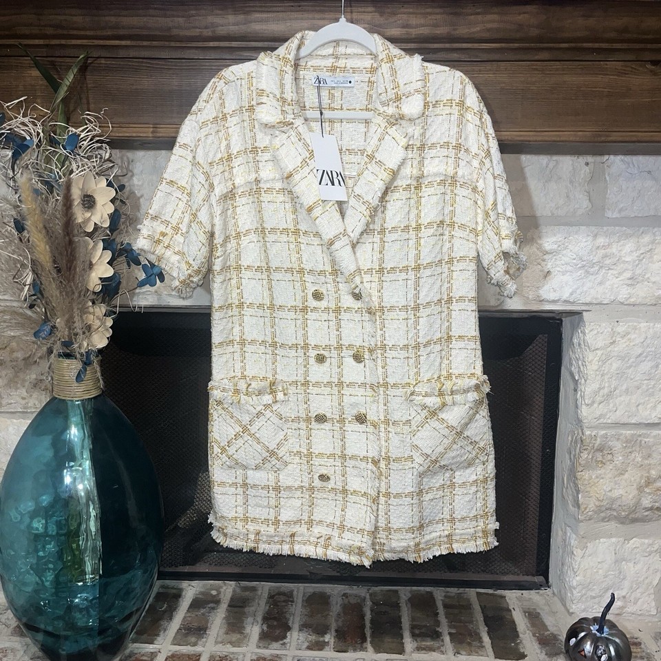 Zara Tweed Mini dress eBay