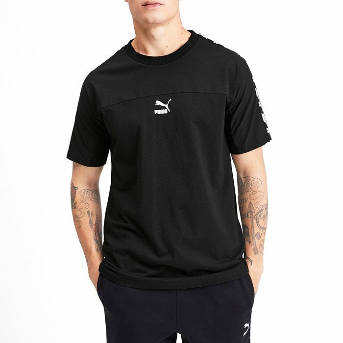 Men’s Short Sleeve T-Shirt Puma Black