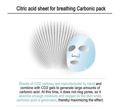 DJ CARBON Therapy CO2 Gel Mask 1Pack of 5 Gels & 5 Sheet Masks KB050 - Picture 13 of 16