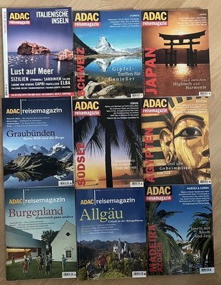 ADAC Reisemagazin 9 Hefte 2001, 2003, 2004, 2011, 2012, 2006, 