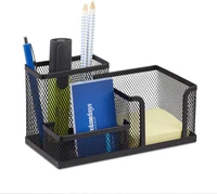 Schreibtischorganizer, BüRoablage Mit Und Zettelhalter, Metall Mesh, Hbt: 10X18