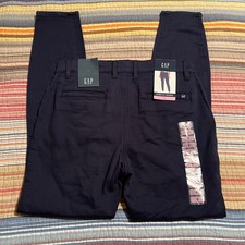 GAP Women's Navy Blue Stretch Skinny Pants Size 6 New With Tags