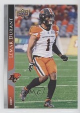 2021 Upper Deck CFL Blank Back Lemar Durant #112 o1h